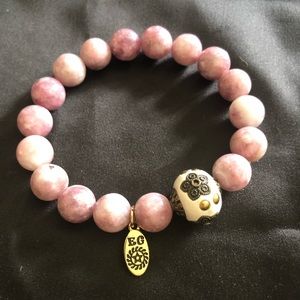 Embracing Grace Africa- pink stone bead bracelet
